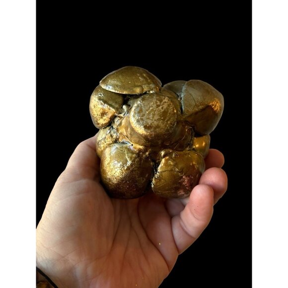 Vintage Faux Artichokes Antique Finish Farmhouse Kitchen Decor 5 Piece 4" - Picture 5 of 10